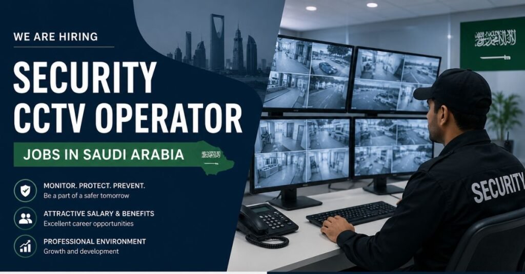 CCTV Operator Jobs in Saudi Arabia